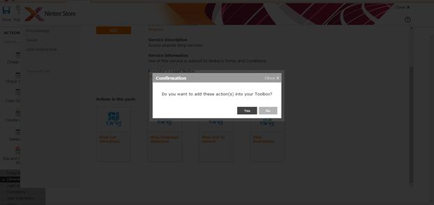 connect to Bing use Nintex2